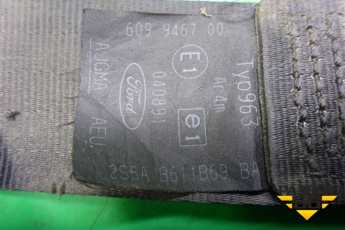 Ремень безопасности задний левый (2S5AB611B69BA) для Ford Fiesta с 2001-2008г