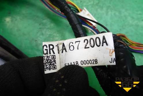 Проводка двери передней правой (GR1A67200A) для Mazda Mazda 6 (GG) с 2002-2007г
