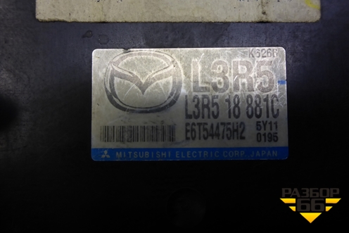 Блок управления двигателем (АКПП 2.3л L3) (L3R518881C) для Mazda Mazda 6 (GG) с 2002-2007г