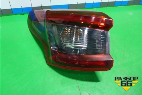 Фонарь задний наружный левый (после 2019г) (26555HV00A) для Nissan Qashqai (J11E) с 2013г