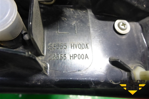 Фонарь задний наружный левый (после 2019г) (26555HV00A) для Nissan Qashqai (J11E) с 2013г