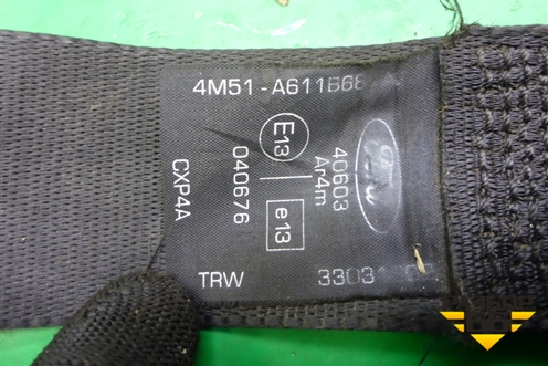 Ремень безопасности задний левый (4M51A611B68) для Ford Focus 2 с 2005-2008г