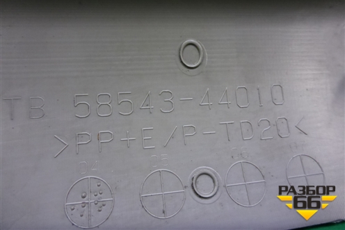 Накладка внутренняя (5854344010) для Toyota Isis c 2004-2018г