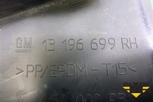Накладка на торпедо (правая) (13196699) для Opel Corsa D с 2006-2014г