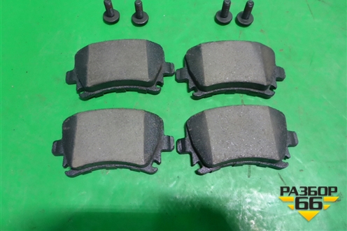 Колодки тормозные задние (0986494053) для Audi A3 (8PA) 2003-2013г Sportback 