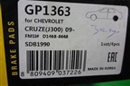 Колодки тормозные задние (GP1363) для Opel Astra J с 2009г