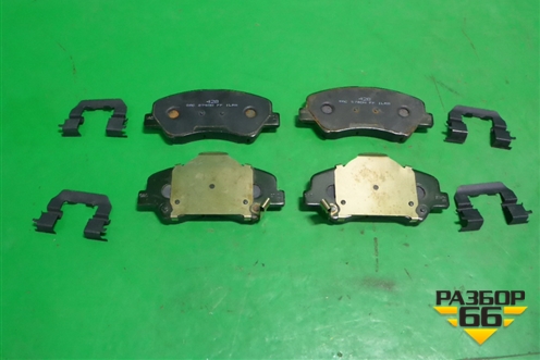 Колодки тормозные передние (sac S740H) (sacS740H) для Hyundai i30 с 2012-2017г (SACS740H)