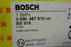 Колодки тормозные задние (под барабан) (0986487810) для Ford Focus 2 с 2005-2008г