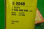 Фильтр воздушный (F026400048) для Kia Rio с 2005-2011г