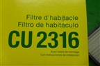 Фильтр салонный (CU2316) для Renault Megane 2 с 2002-2009г