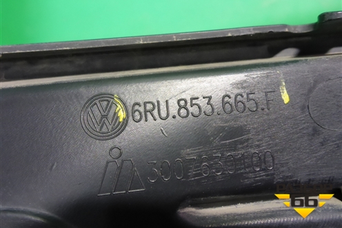 Накладка ПТФ левая (после 2015г) (6RU853665F) для Volkswagen Polo (седан) с 2010г