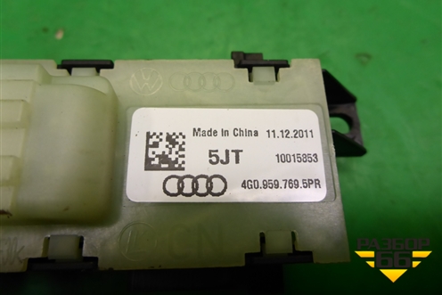Модуль кнопок (двери передней левой памяти сиденья) (4G0959769) для Audi A6 (C7) с 2011-2018г