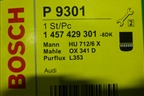 Фильтр масляный (1457429301) для Audi A3 (8PA) 2003-2013г Sportback