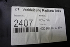 Обшивка стойки задняя нижняя левая (4G0867767A) для Audi A6 (C7) с 2011-2018г