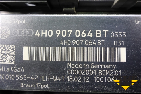 Блок комфорта (4H0907064BT) для Audi A6 (C7) с 2011-2018г