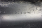 Накладка переднего бампера нижняя (9686262377) для Peugeot 3008 с 2010-2016г