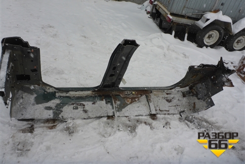 Порог со стойкой левый для Nissan Navara (D40) с 2005-2015г (Навара)