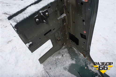 Порог со стойкой левый для Nissan Navara (D40) с 2005-2015г (Навара)