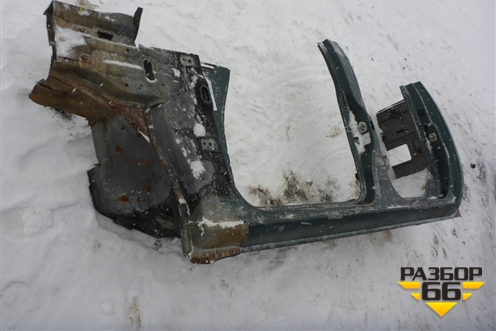 Порог со стойкой левый для Nissan Navara (D40) с 2005-2015г (Навара)