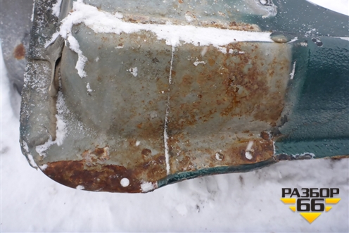 Порог со стойкой левый для Nissan Navara (D40) с 2005-2015г (Навара)