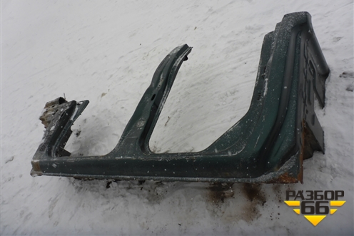 Порог со стойкой левый для Nissan Navara (D40) с 2005-2015г (Навара)