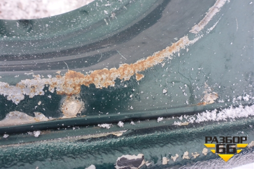 Порог со стойкой левый для Nissan Navara (D40) с 2005-2015г (Навара)