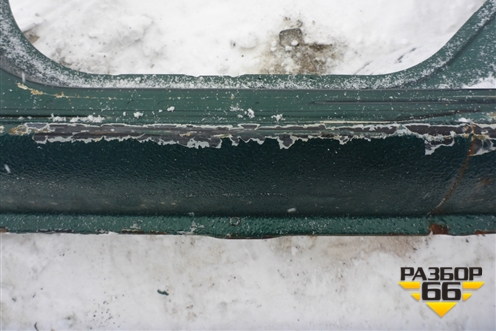 Порог со стойкой левый для Nissan Navara (D40) с 2005-2015г (Навара)