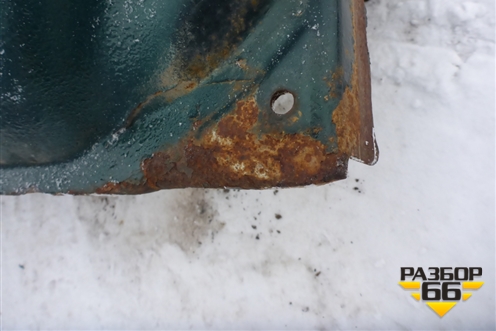 Порог со стойкой левый для Nissan Navara (D40) с 2005-2015г (Навара)