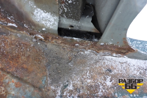 Порог со стойкой правый для Nissan Navara (D40) с 2005-2015г (Навара)