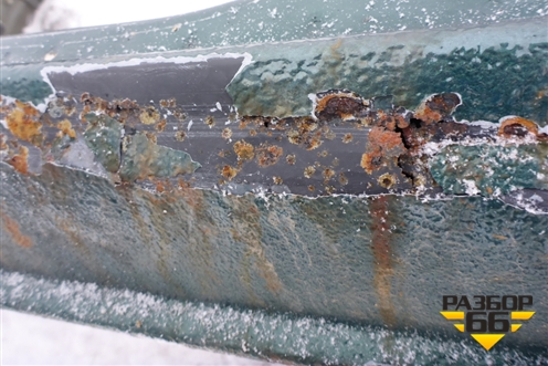 Порог со стойкой правый для Nissan Navara (D40) с 2005-2015г (Навара)