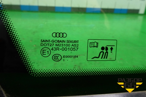 Стекло глухое левое для Audi A6 (C7) с 2011-2018г