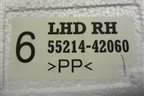 Шумоизоляция (передняя правая) (5521442060) для Toyota Rav-4 с 2012-2019г