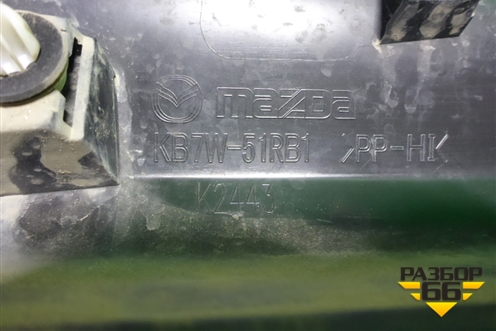 Накладка двери передней левой (KB7W51RB1) для Mazda CX 5 с 2017г