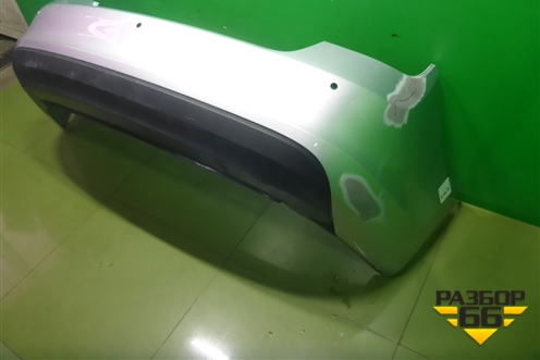 Бампер задний (под парктроник) (60U807421B) для Skoda Rapid с 2013г (Рапид)