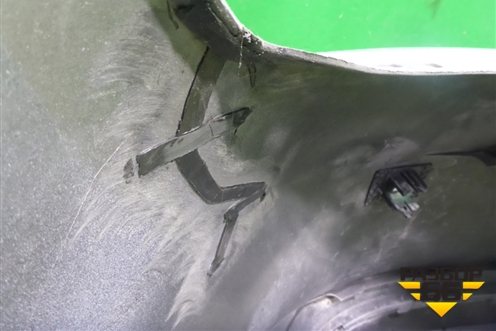 Бампер задний (под парктроник) (60U807421B) для Skoda Rapid с 2013г (Рапид)