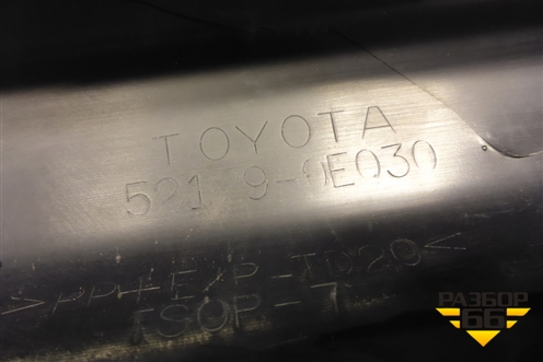 Юбка переднего бампера (после 2016г) (521290E030) для Toyota Highlander с 2013-2021г