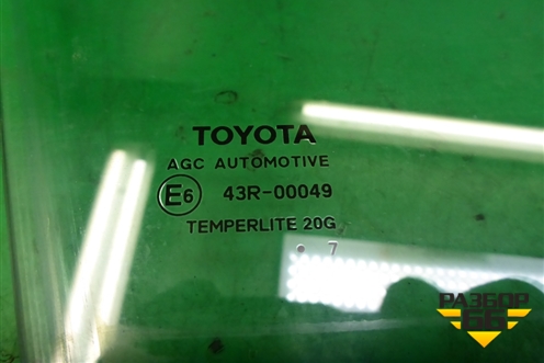 Стекло двери передней правой для Toyota Rav-4 с 2012-2019г