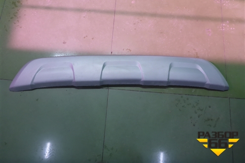 Накладка заднего бампера (после 2018г StepWay) (850703718R) для Renault Logan II с 2012г