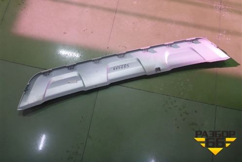 Накладка заднего бампера (после 2018г StepWay) (850703718R) для Renault Logan II с 2012г