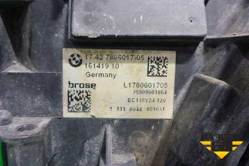 Вентилятор охлаждения радиатора (17427806017) для BMW 5-серия F10/F11 с 2009-2016г