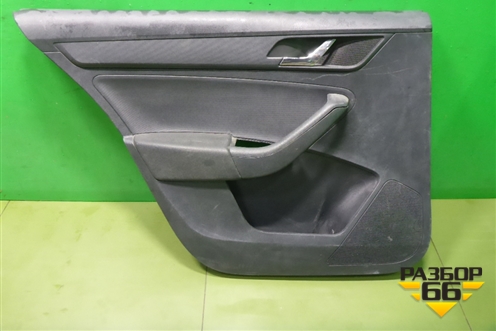 Обшивка двери задней левой под электрику (60U867023) для Skoda Rapid с 2013г