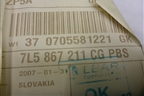 Обшивка двери задней левой под электрику (7L5867211) для Porsche Cayenne с 2003-2010г