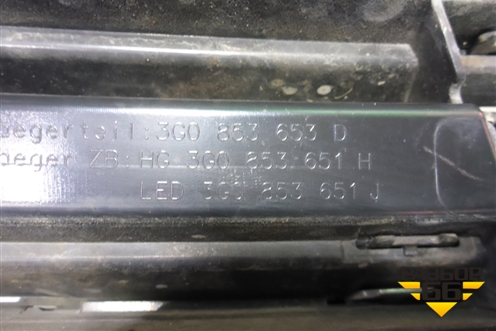 Решетка радиатора (3G0853653D) для Volkswagen Passat [B8] 2014-2024г