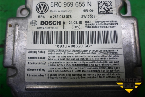 Блок управления AIR BAG (6R0959655N) для Volkswagen Polo (седан) с 2010г