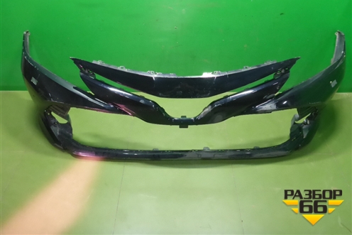 Бампер передний (до 2020г под парктроник и омыватели) (5211906E50) для Toyota Camry V70 с 2017г