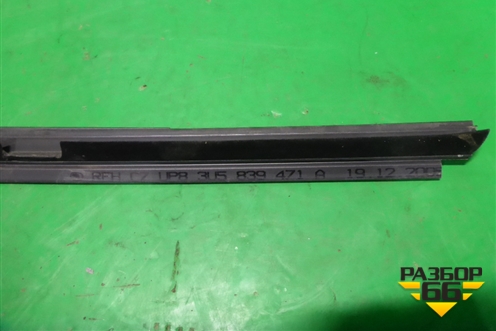 Накладка стекла заднего левого (внутренняя) (3U5839471AB41) для Skoda Superb с 2001-2008г