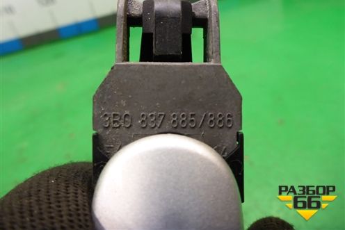 Ручка наружная двери передней левой (3B0837885) для Skoda Superb с 2001-2008г