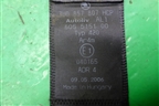 Ремень безопасности задний центральный (3U0857807) для Skoda Superb с 2001-2008г