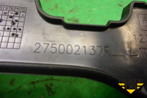 Накладка на торпедо (центральная) (275002137R) для Renault Sandero с 2013-2022г