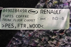 Пол багажника (849028449R) для Renault Sandero с 2013-2022г
